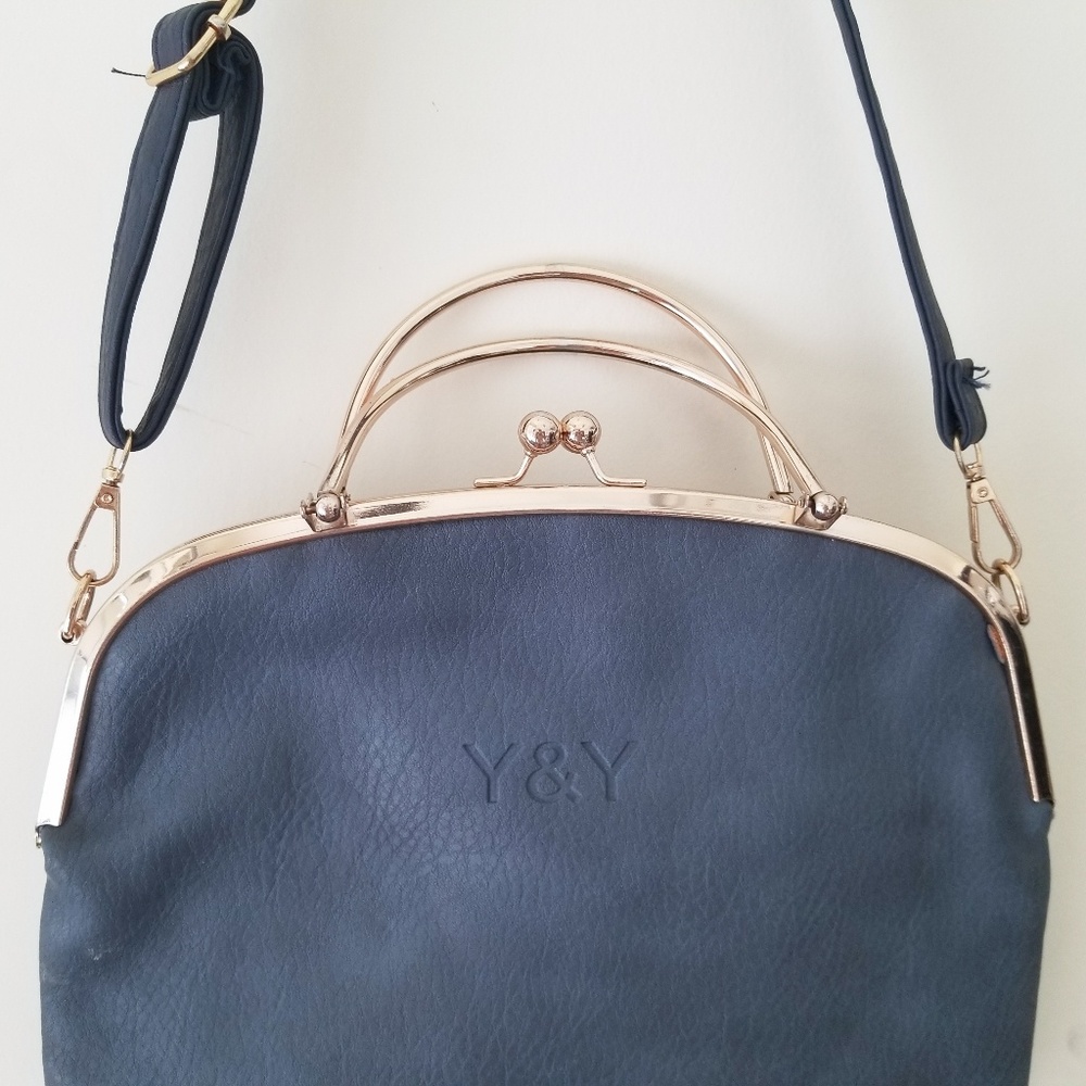 Blue handbag